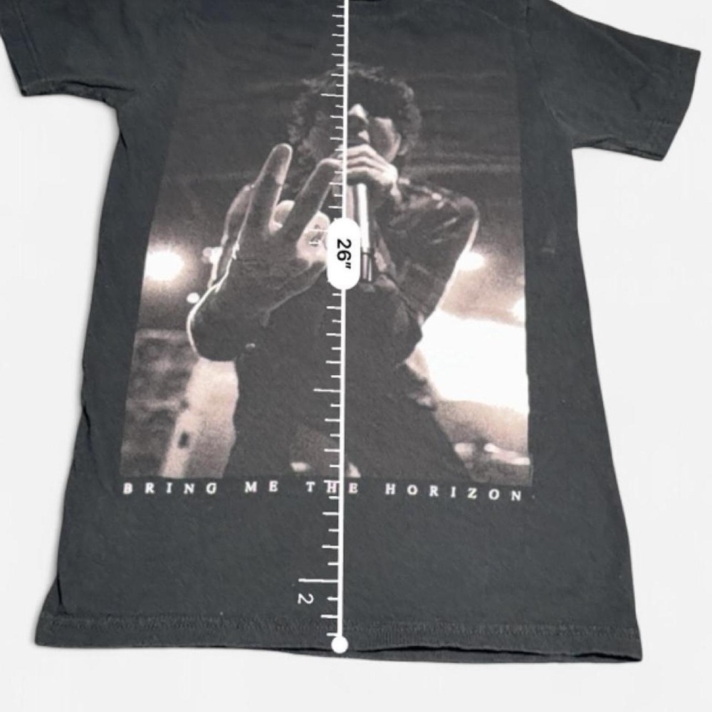 Bring Me The Horizon Graphic Band Tee Mens Small Black Oli Sykes Live Photo - Picture 7 of 8